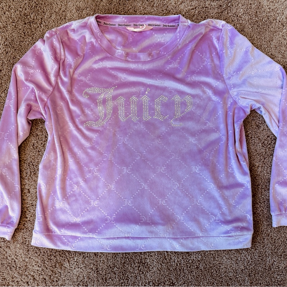 Juicy Couture Women’s Lavender Long Sleeve Tee